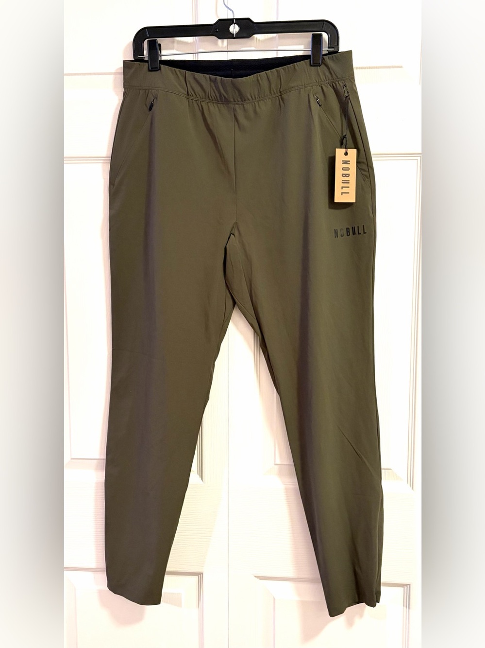 NOBULL Pants Track Pants Mens Army Green NWT size Medium